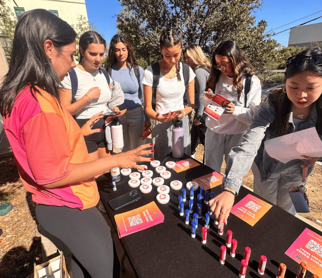 Brand activation on campus